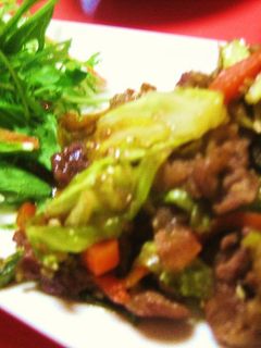 簡単★焼肉のたれで牛肉の野菜炒め-レシピのメイン写真