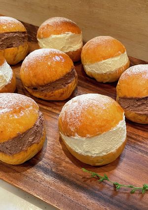 ふわっふわクリームたっぷりのマリトッツォ-レシピのメイン写真