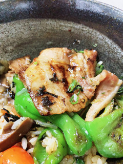 バーベキューの残りで豚カルビ丼-レシピのメイン写真