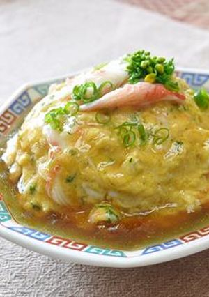ふわふわ天津飯（長芋入り）-レシピのメイン写真
