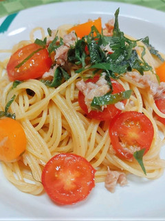 柚子胡椒ソースで冷製パスタ-レシピのメイン写真