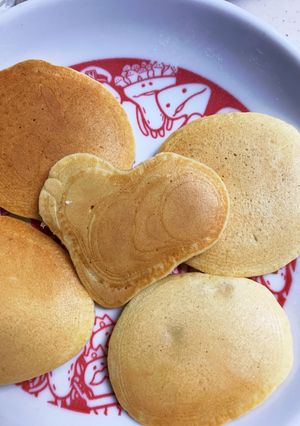 離乳食後期からバナナ入りホットケーキ-レシピのメイン写真