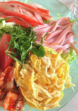 レタスで麺なし♡冷やし中華風サラダ♡-レシピのメイン写真