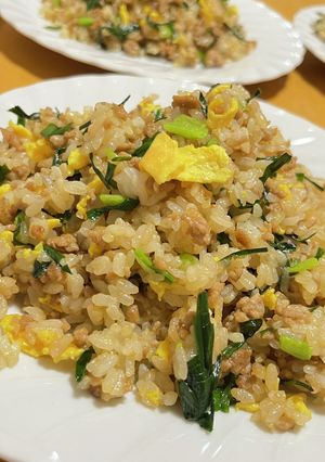 パパッと♫豚ひき肉とニラの特製チャーハン-レシピのメイン写真