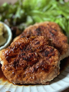 油不使用♪ハンバーグ-レシピのメイン写真
