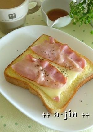 ベーコンチーズトースト✿メープル仕上げ-レシピのメイン写真