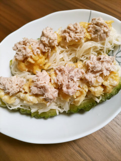 ゴーヤ素麺-レシピのメイン写真