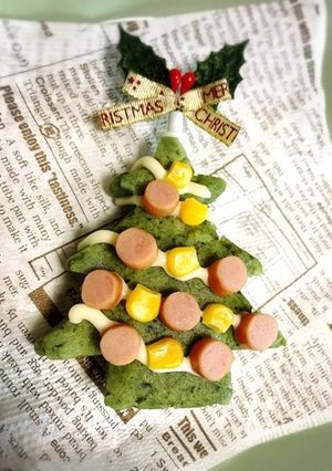 グルテンフリー☆クリスマスツリーパン-レシピのメイン写真