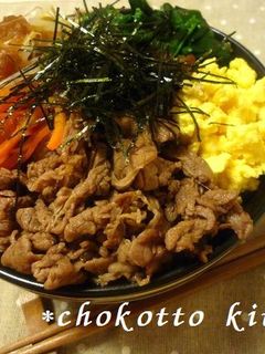 ボリューム満点❤ビビンバ丼-レシピのメイン写真