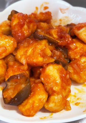 鶏胸肉簡単ケチャ炒め-レシピのメイン写真