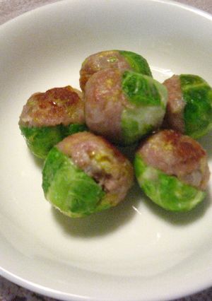芽キャベツの肉詰め★お弁当にも♪-レシピのメイン写真