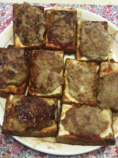 レシピ投稿祭 厚揚げのハンバーグの肉詰め-レシピのメイン写真