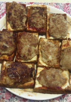 レシピ投稿祭 厚揚げのハンバーグの肉詰め-レシピのメイン写真