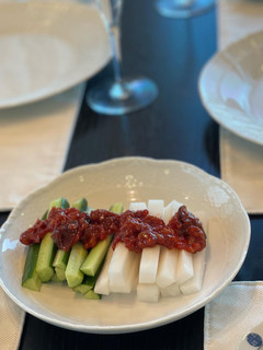 簡単#野菜スティックを金山寺味噌で-レシピのメイン写真