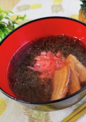 ソーキそば風ソーキもずく-レシピのメイン写真