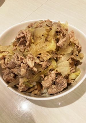 塩麹の豚丼 我が家の丼-レシピのメイン写真