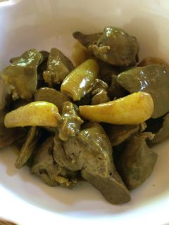 レバーとらっきょうのカレー炒め煮-レシピのメイン写真