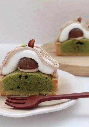 抹茶のモンブランタルト-レシピのメイン写真
