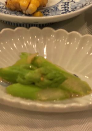 簡単#アスパラの辛子和え-レシピのメイン写真