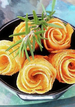 クルクル花ポテトフライ-レシピのメイン写真