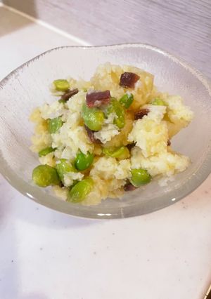 ワインおつまみ★枝豆アンチョビポテサラ-レシピのメイン写真