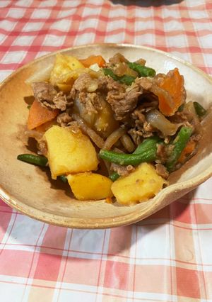 汁気なし肉じゃが-レシピのメイン写真