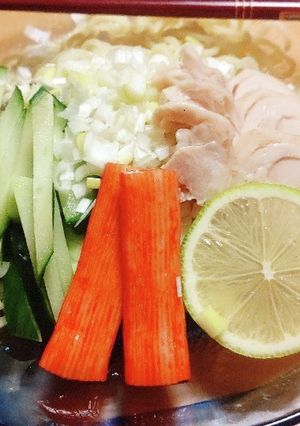 ネギ塩レモンの冷やしラーメン-レシピのメイン写真