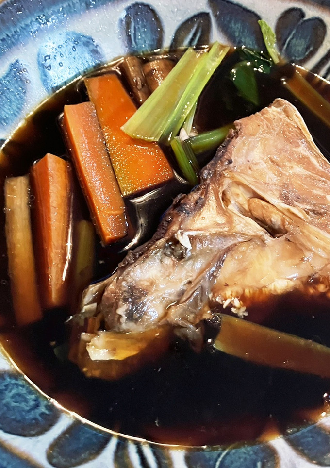 甘くない魚のアラと根菜の煮付け-レシピのメイン写真