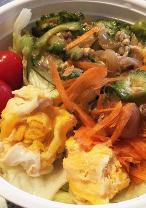 我が家の丼　ゴーヤチャンプル丼-レシピのメイン写真