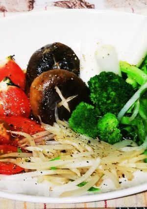 温野菜の適当サラダ-レシピのメイン写真