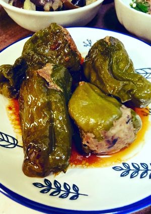 丸ごとピーマンの肉詰め-レシピのメイン写真