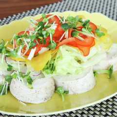 รูปของ レンジでダイエット☆鶏むね肉の鶏ハム