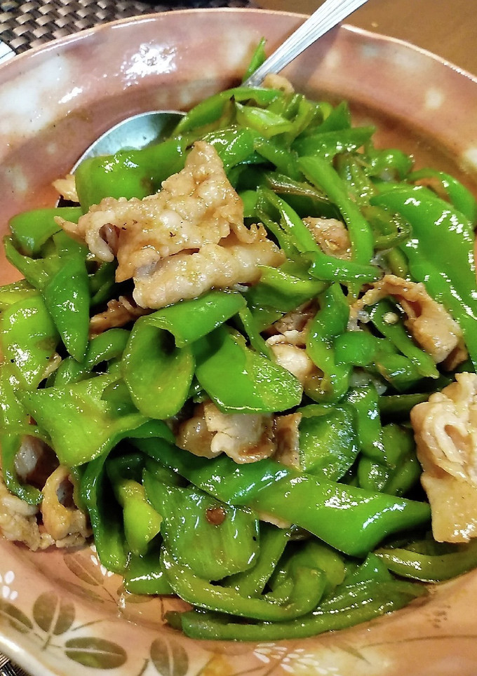 ピーマンと豚肉のオイスターソース炒め-レシピのメイン写真