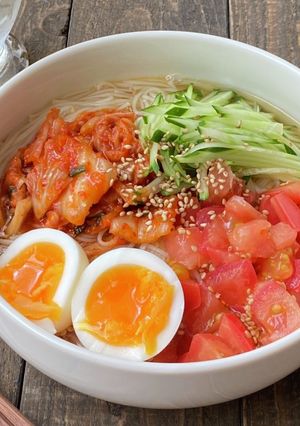 韓国冷麺風冷やしそうめん-レシピのメイン写真