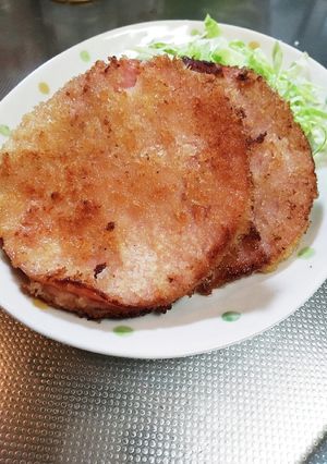 子供も喜ぶ　ロースハムカツ-レシピのメイン写真