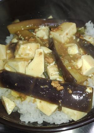 かんたんマーボ豆腐丼　～ナス入り-レシピのメイン写真