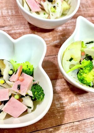 お茶漬けの素でシャキシャキ蓮根サラダ-レシピのメイン写真