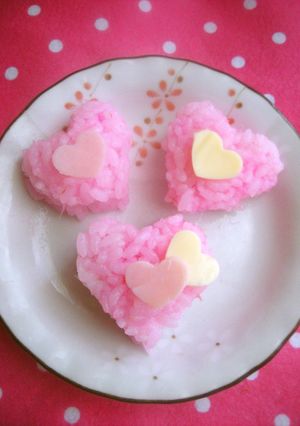 ▲バレンタインに♡ハートのおにぎり△-レシピのメイン写真