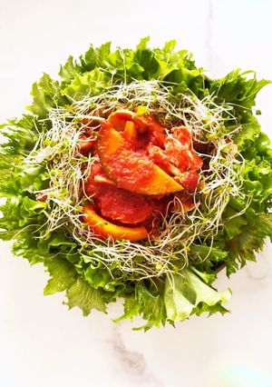 トマトソースで煮込んだたっぷり野菜サラダ-レシピのメイン写真