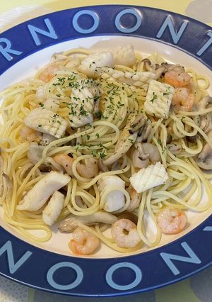柚子胡椒シーフードパスタ-レシピのメイン写真