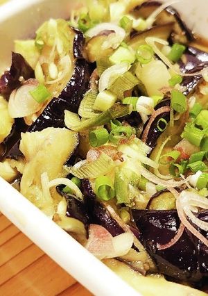 茄子/ミョウガ/ネギ/煮浸し-レシピのメイン写真