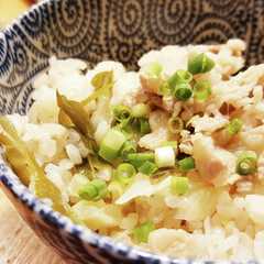 รูปของ ネギ/豚バラ/麺つゆ/炊き込みご飯