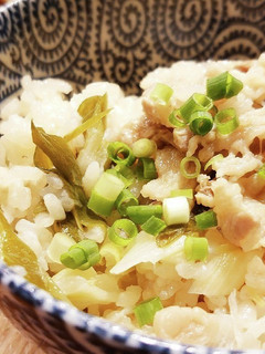 ネギ/豚バラ/麺つゆ/炊き込みご飯-レシピのメイン写真