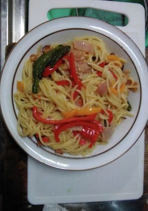 信号機ペペロンチーノ-レシピのメイン写真