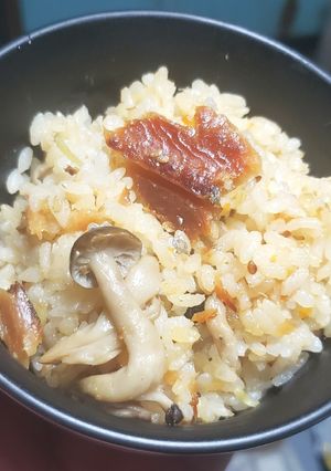 タチウオの味醂干しで炊き込みご飯-レシピのメイン写真