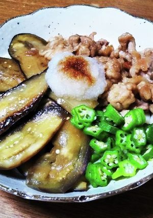 夏野菜と豚肉のぶっかけうどん-レシピのメイン写真