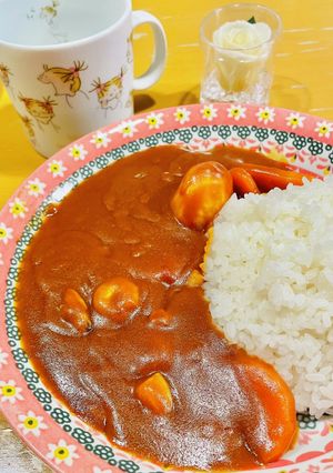 ちょいカフェ風♪シーフード☆トマトカレー-レシピのメイン写真