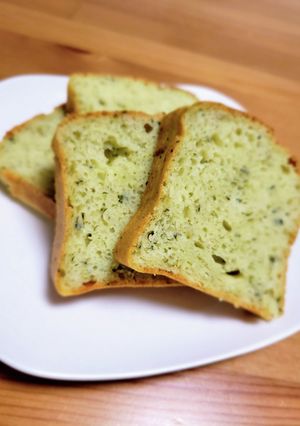 離乳食完了期　小松菜バナナパウンドケーキ-レシピのメイン写真
