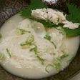 鶏白湯の 冷そうめん