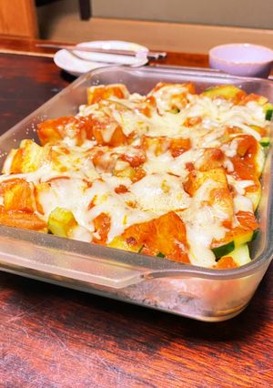 デカきゅうり消費！ピザ風キュウリ-レシピのメイン写真